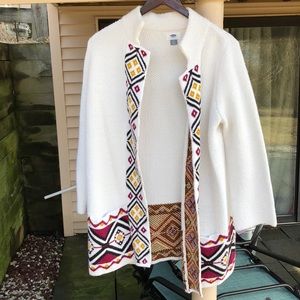 Aztec design sweater